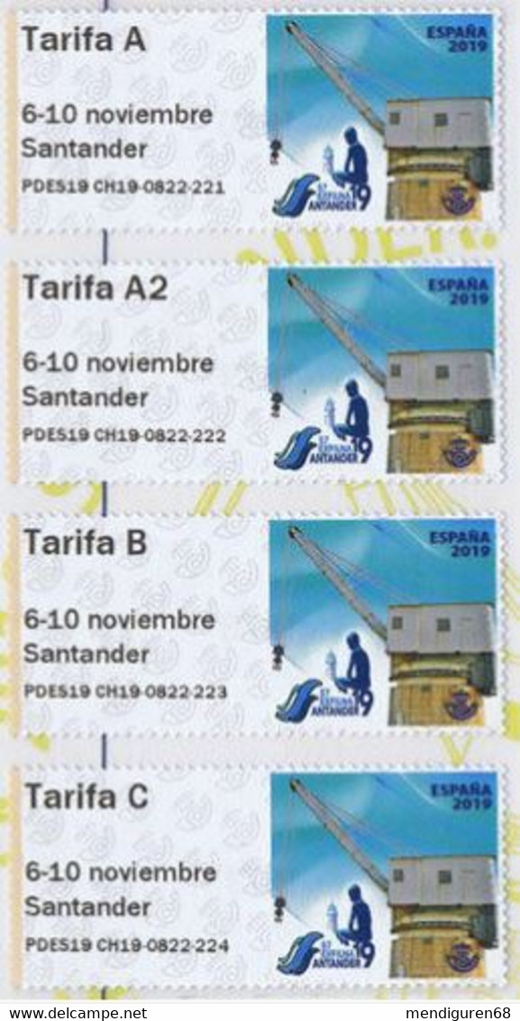 ESPAGNE SPANIEN SPAIN ESPAÑA 2090 YEAR BOOK WITH ALL ATM LABELS MNH - Dienstmarken