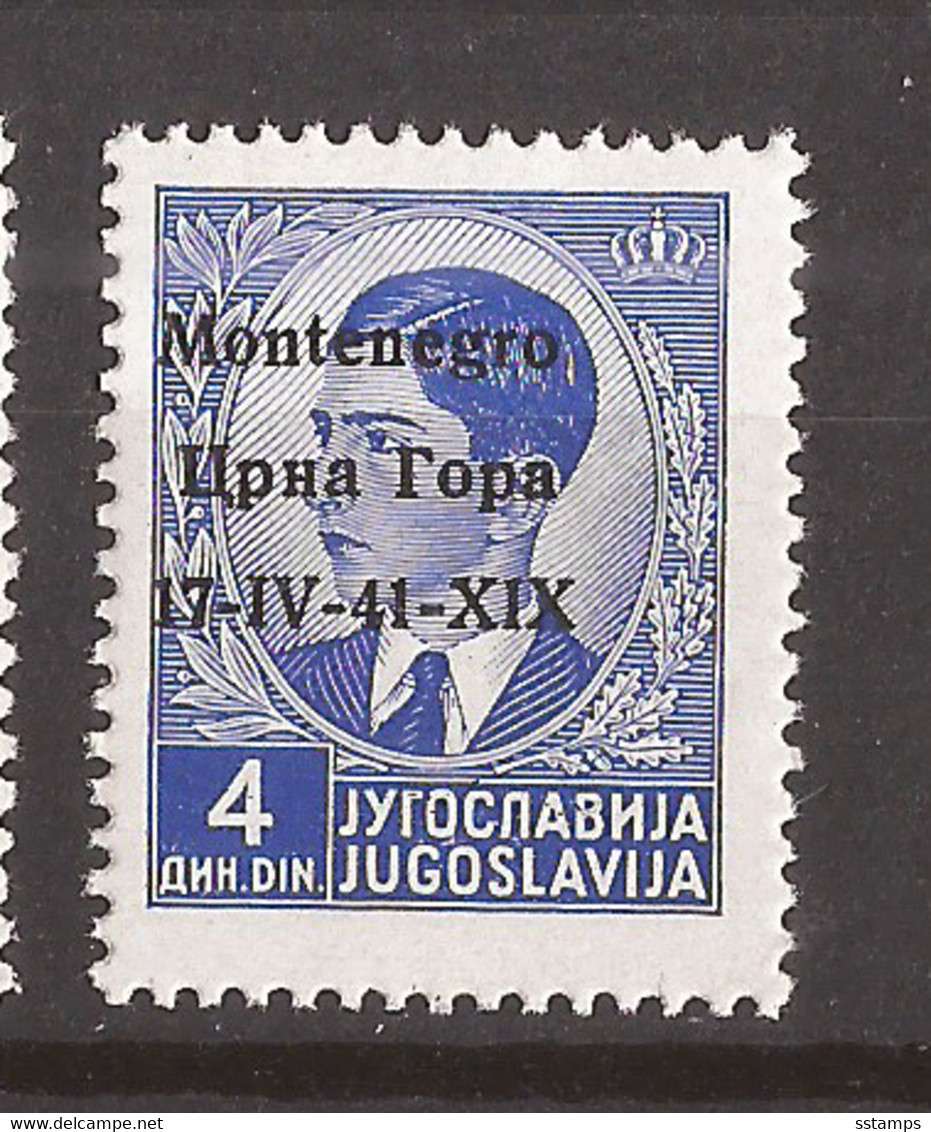 2021-03 -01 ITCGOK   1941 ITALIA MONTENEGRO OCCUPAZZIONE EXCELLENT QUALITY FOR THE COLLECTION  MNH - Montenegro