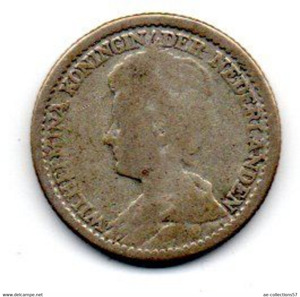 Pays -Bas -  25 Cents 1911 - B+ - 25 Cent