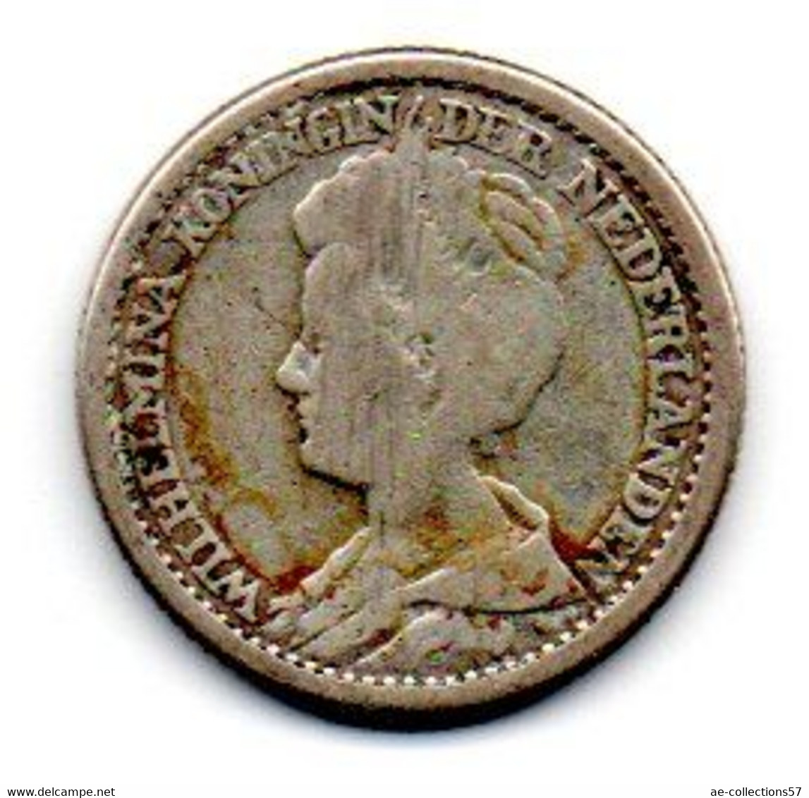Pays -Bas -  25 Cents 1918 - B+ - 25 Cent