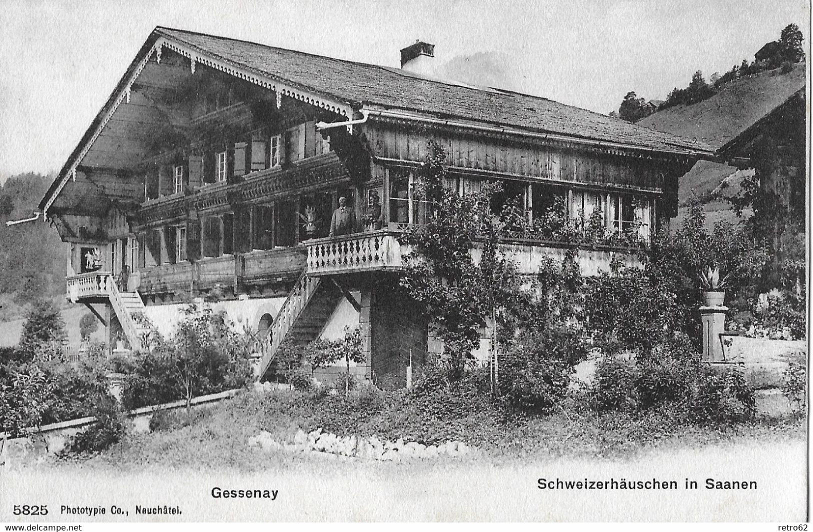 GESSENAY / SAANEN → Schweizerhäuschen, Lichtdruck Ca. 1910 - Gessenay