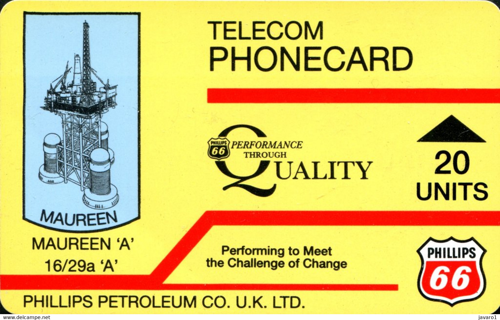 OIL-RIG : R10 20 U (MAUREEN A) Black Units USED - Boorplatformen