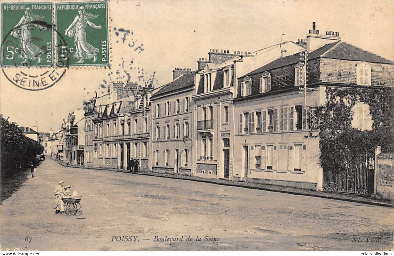 Poissy        78         Boulevard De La Seine       (voir Scan) - Poissy