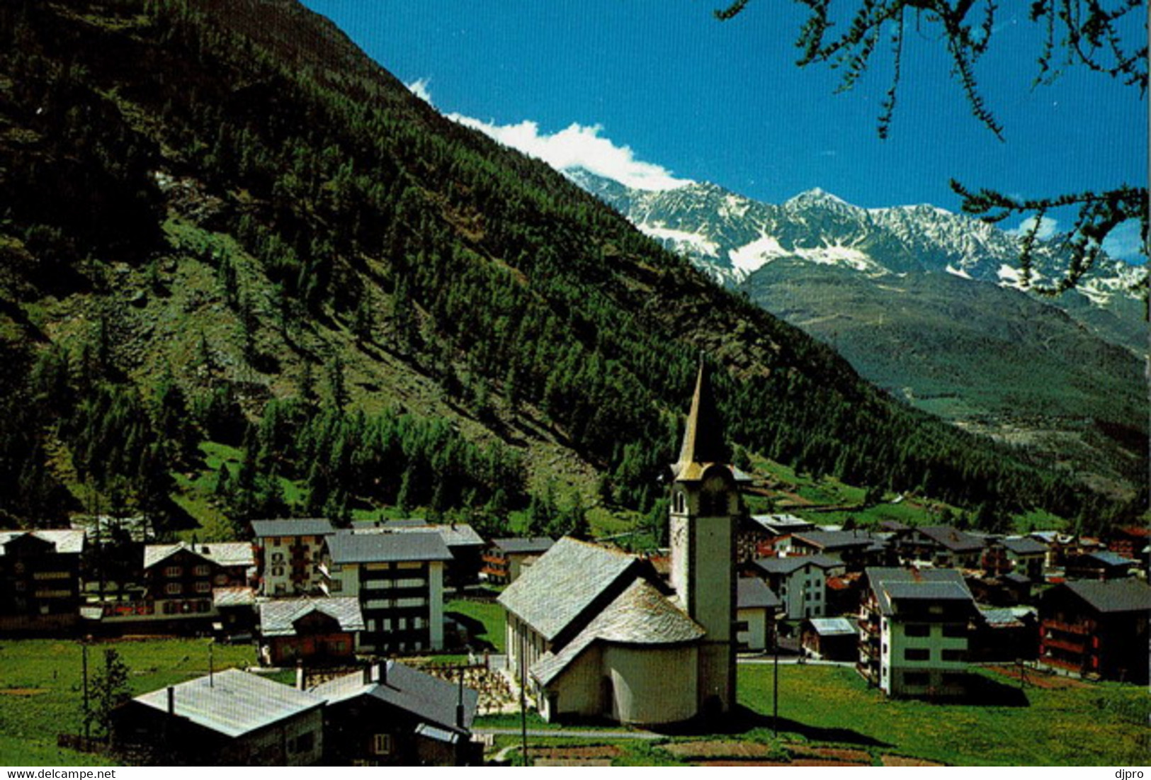 47973 Saas Almagell 1672m. Wallis/Balfrin - Saas Im Prättigau