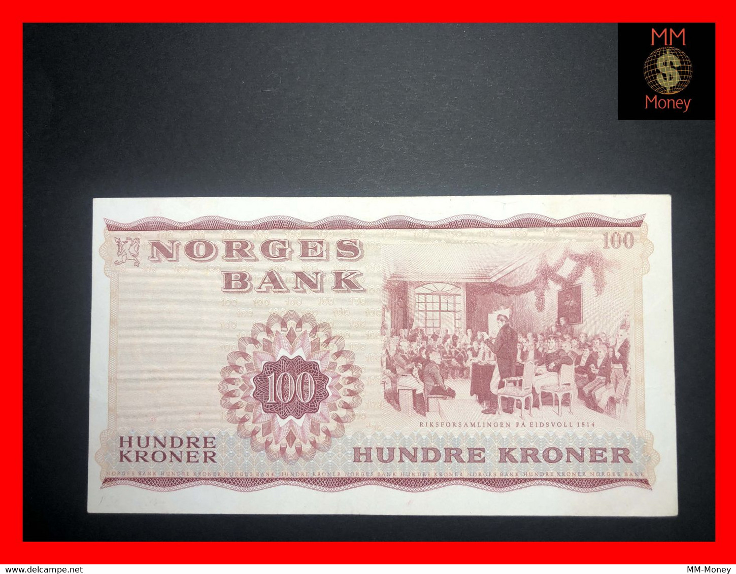 Norway  100 Kroner 1969  P.  38  XF - Norvège