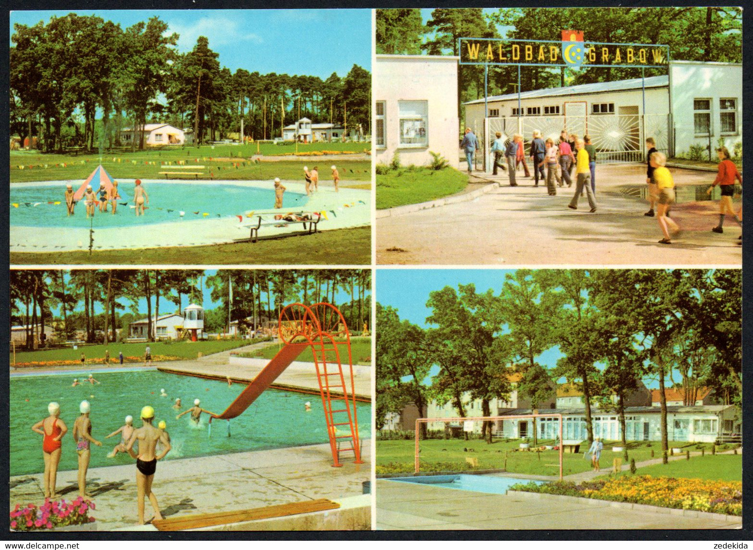 E7799 - TOP Grabow Waldbad Freibad - Bild Und Heimat Reichenbach - Ludwigslust