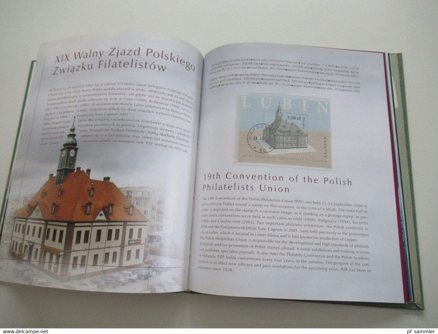 Polen Jahrbuch 2006 Book of Postage Stamps / ksiega znaczkow pocztowych Jahrgang 2006 mit gestempelten Marken / o