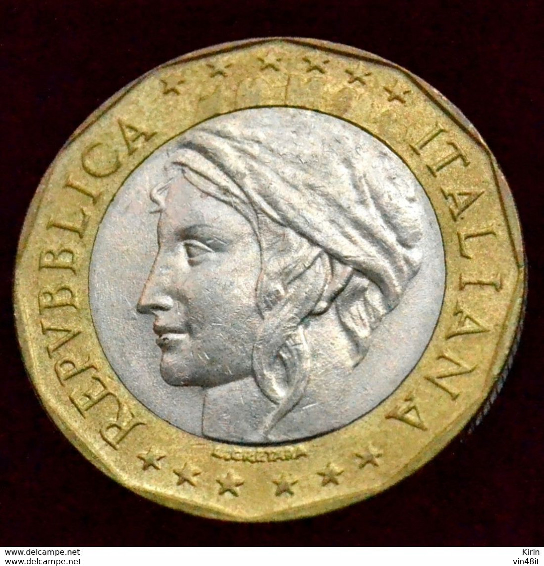 1997 - ITALIA REPUBBLICA -  ITALIA TURRITA - VALORE LIRE  1.000 -  FIOR DI CONIO - 1 000 Lire