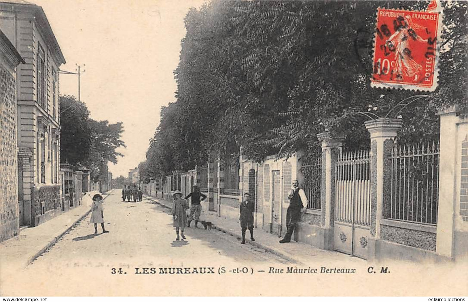 Les Mureaux           78         Rue Maurice Berteaux             (voir Scan) - Les Mureaux