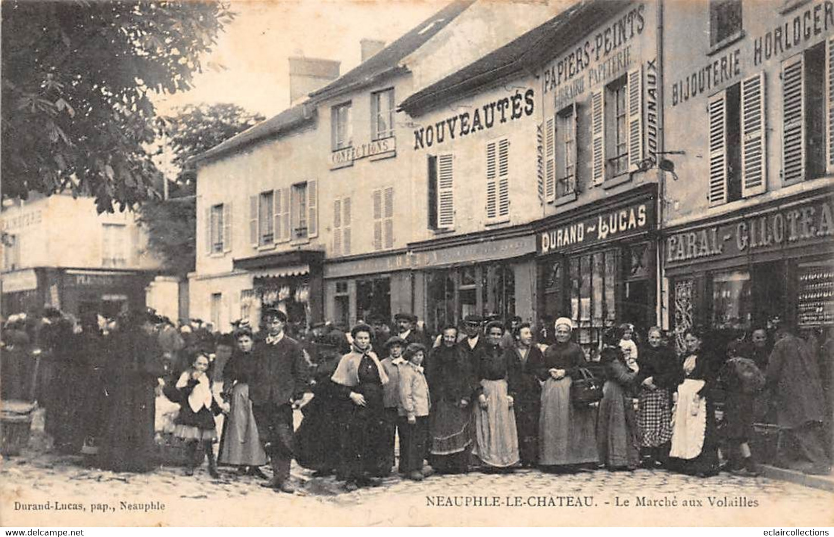 Neauphle Le Château          78         Le Marché Aux Volailles          (voir Scan) - Neauphle Le Chateau