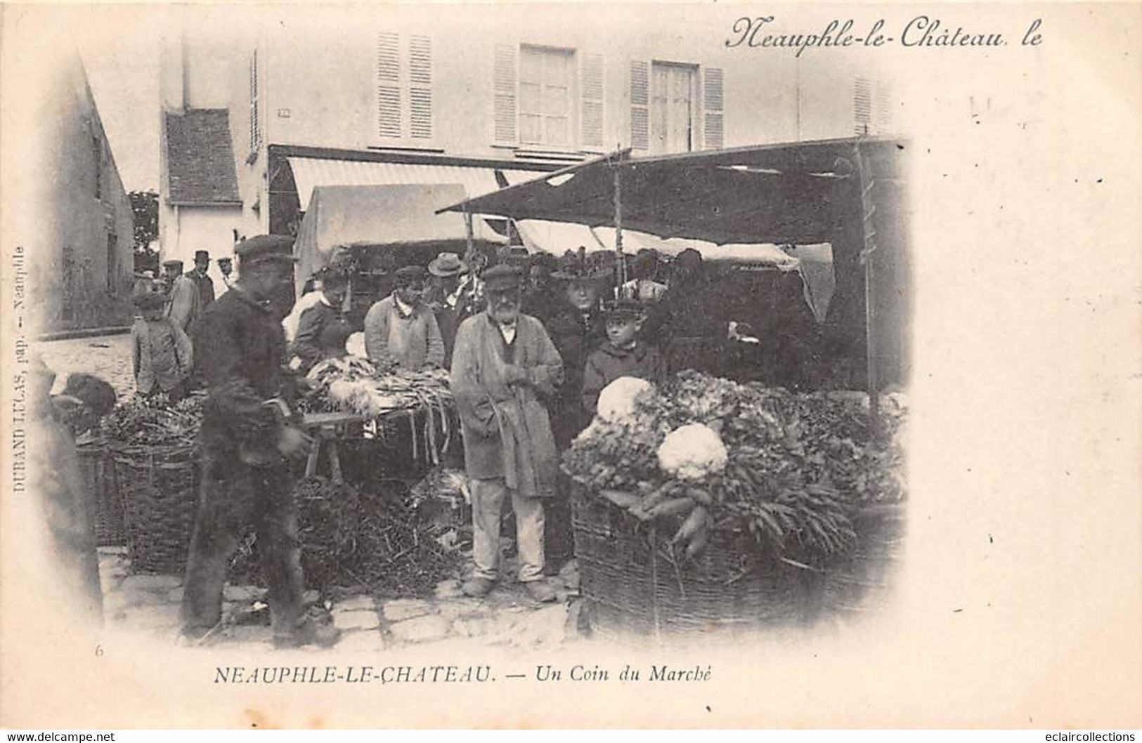 Neauphle Le Château          78          Un Coin Du Marché            (voir Scan) - Neauphle Le Chateau