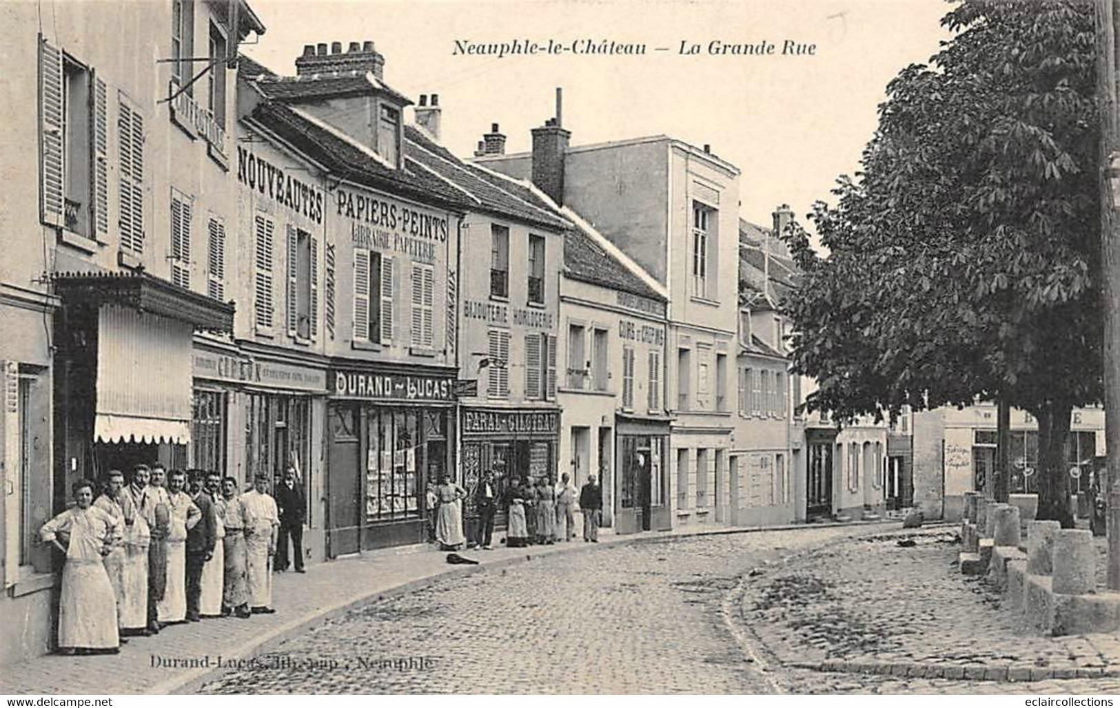 Neauphle Le Château          78       Grande Rue  . Commerces    Dont Boucherie Et Papiers-Peints          (voir Scan) - Neauphle Le Chateau