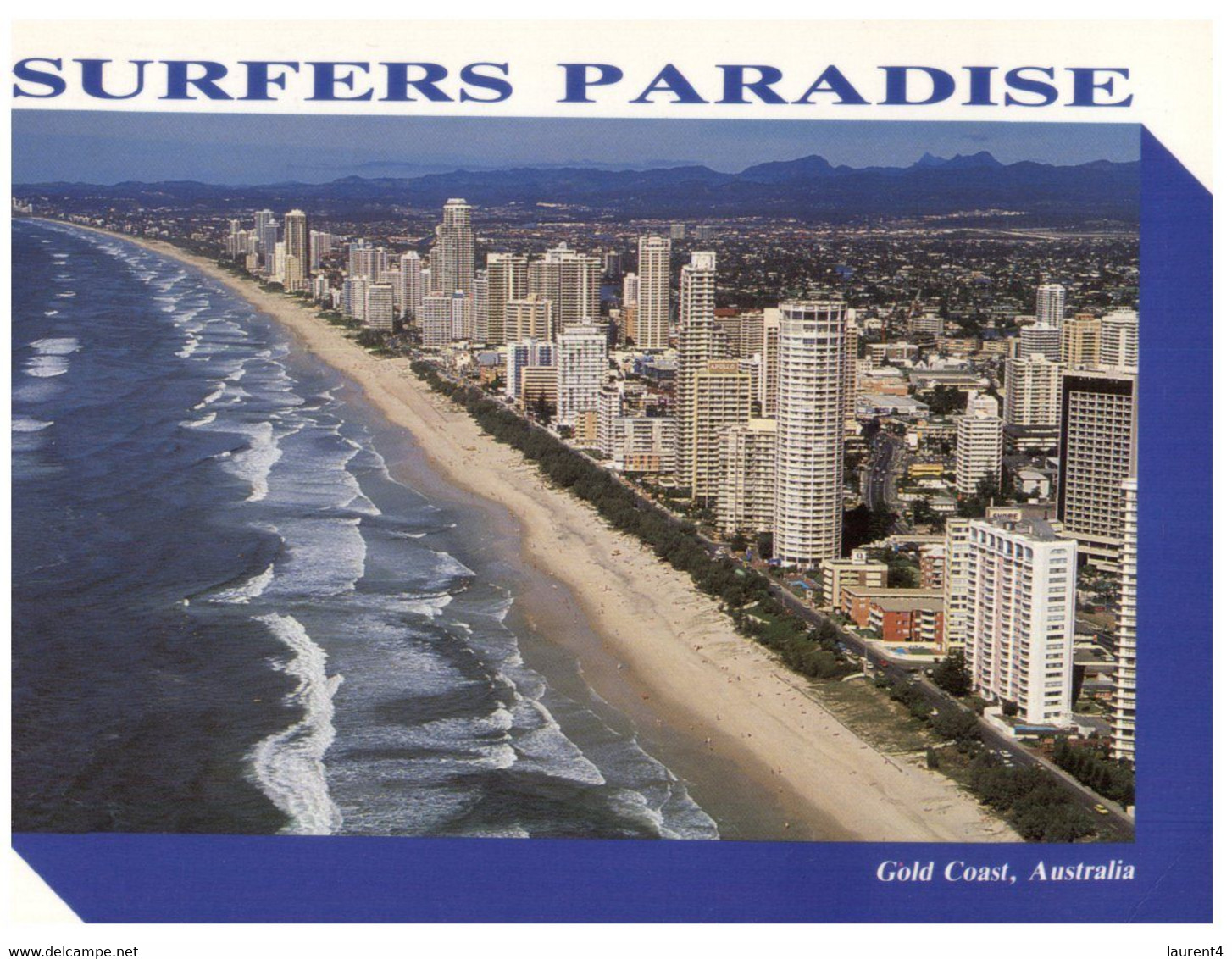 (GG 34 ) Australia - QLD - Surfers Paradise  (with Stamp / Posted To Philippines) - Gold Coast