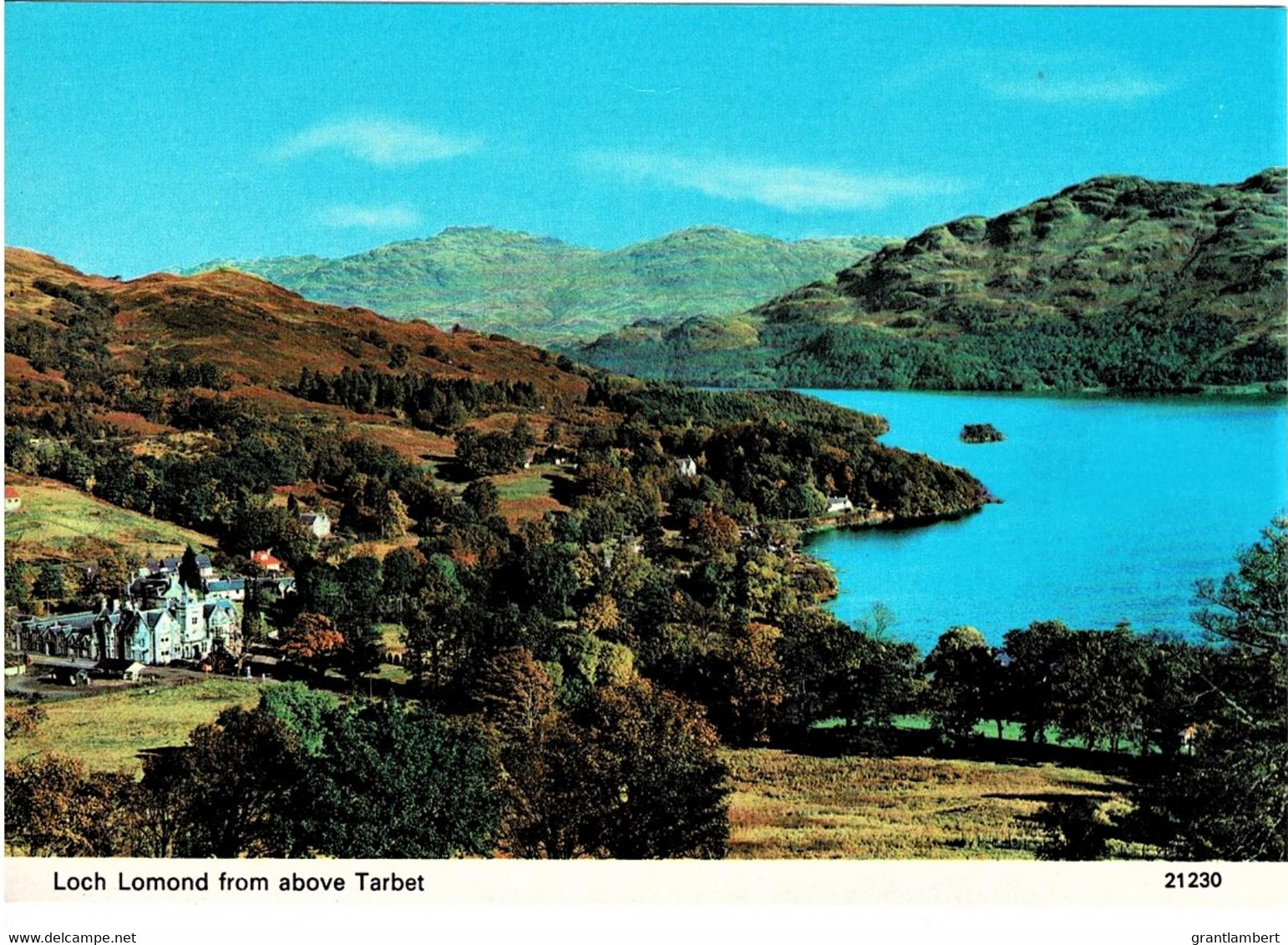 Loch Lomond From Above Tarbet, Scotland - Unused - Dunbartonshire