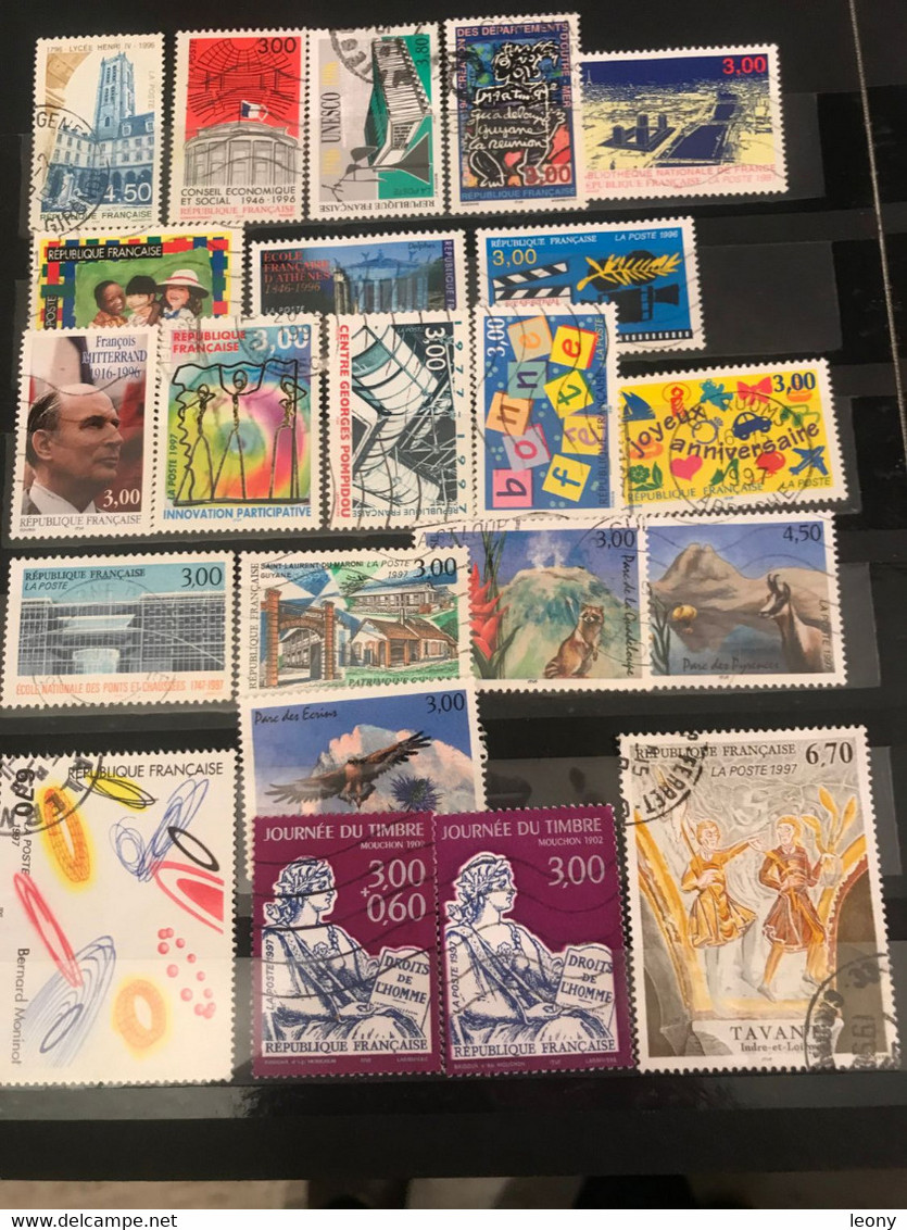 PETIT ALBUM De TIMBRES De FRANCE DIVERS  Entre 1996 Et 2000 - OBLITERES - POSSIBILITE VENTE Sans ALBUM - Other & Unclassified