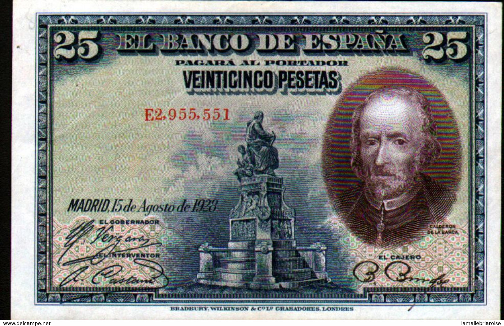 Espagne, Billet De 25 Pesetas 1928 - 25 Pesetas