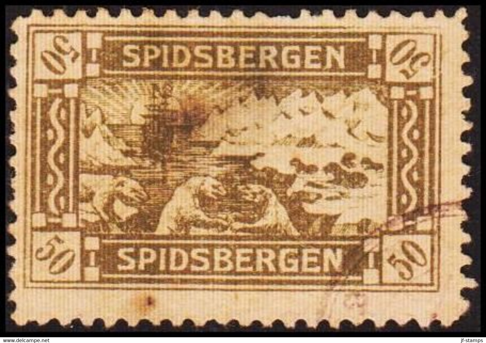 1900. NORGE. SPIDSBERGEN. 50 (ØRE) Thin.  () - JF414134 - Sonstige & Ohne Zuordnung