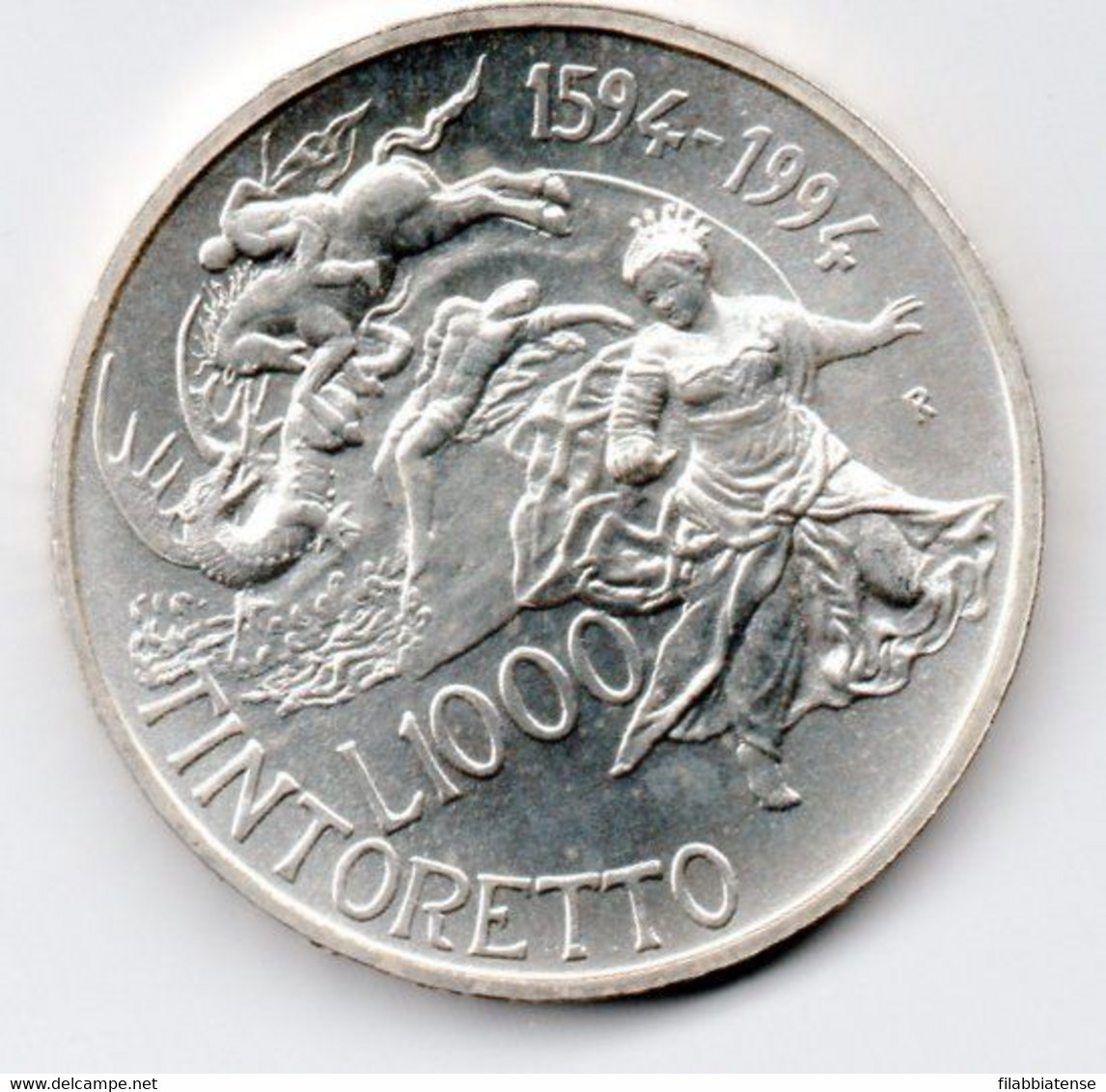 1994 - Italia 1.000 Lire Tintoretto - Senza Confezione     ----- - Commemorative