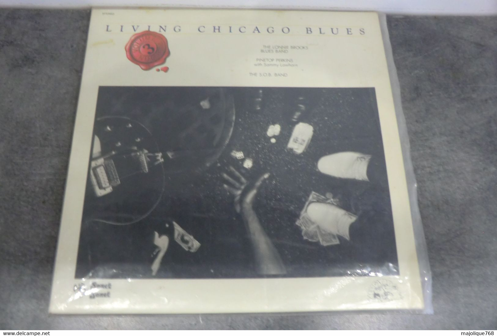 Disque De Living Chicago Blue Volume Number 3 - Sonet  ST 8545 6 France 1978 - Blues