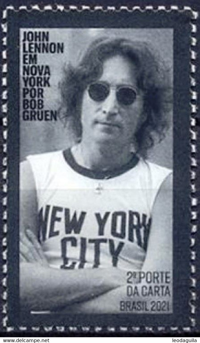 BRAZIL 2021 -  JOHN LENNON IN NEW YORK  -  MUSIC  -  MINT - Ongebruikt