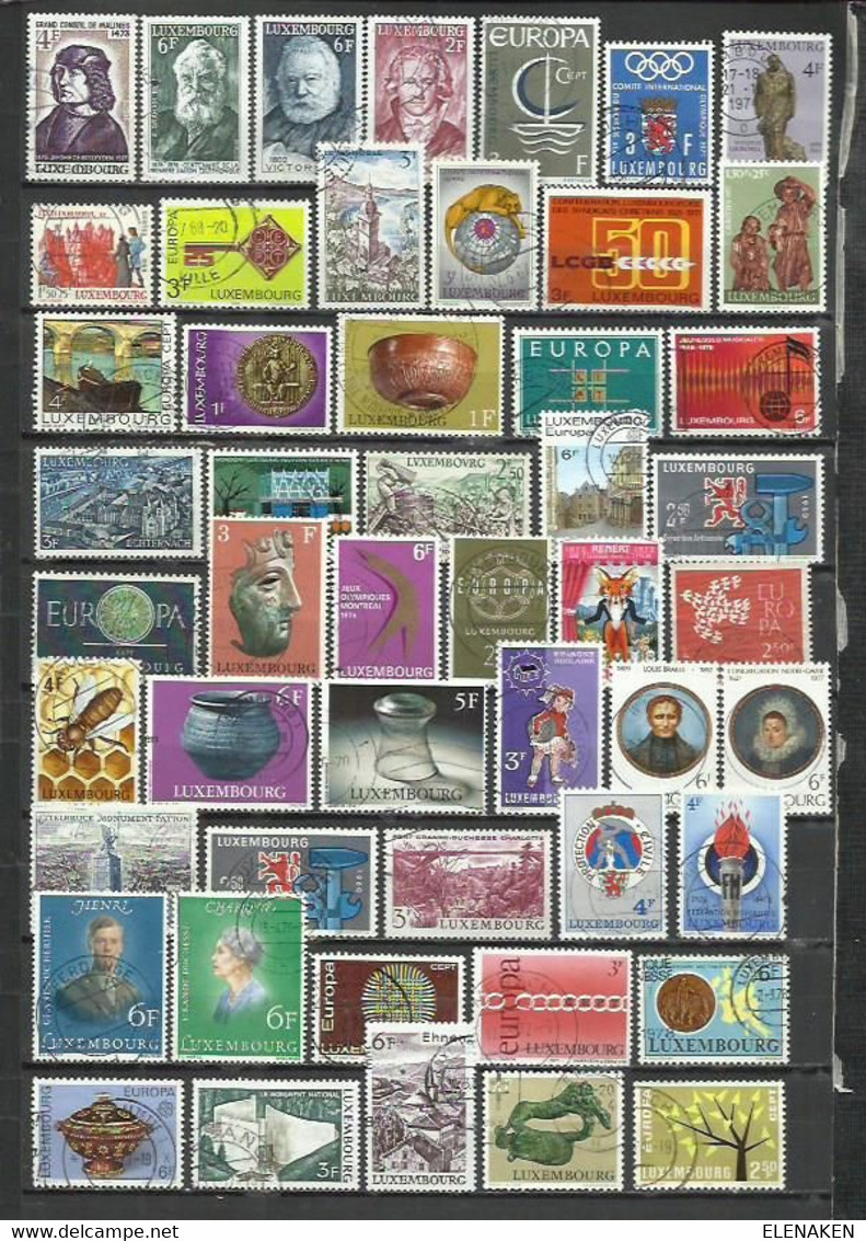 R407-SELLOS LUXEMBURGO SIN TASAR,BUENOS VALORES,VEAN ,FOTO REAL.LUXEMBOURG STAMPS WITHOUT TASAR, GOOD VALUES, SEE, REAL - Verzamelingen