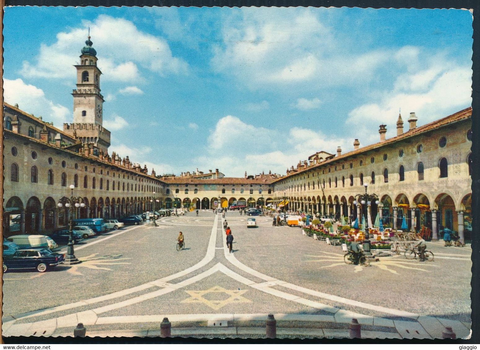 °°° 23712 - VIGEVANO - PIAZZA DUCALE (PV) 1961 °°° - Vigevano