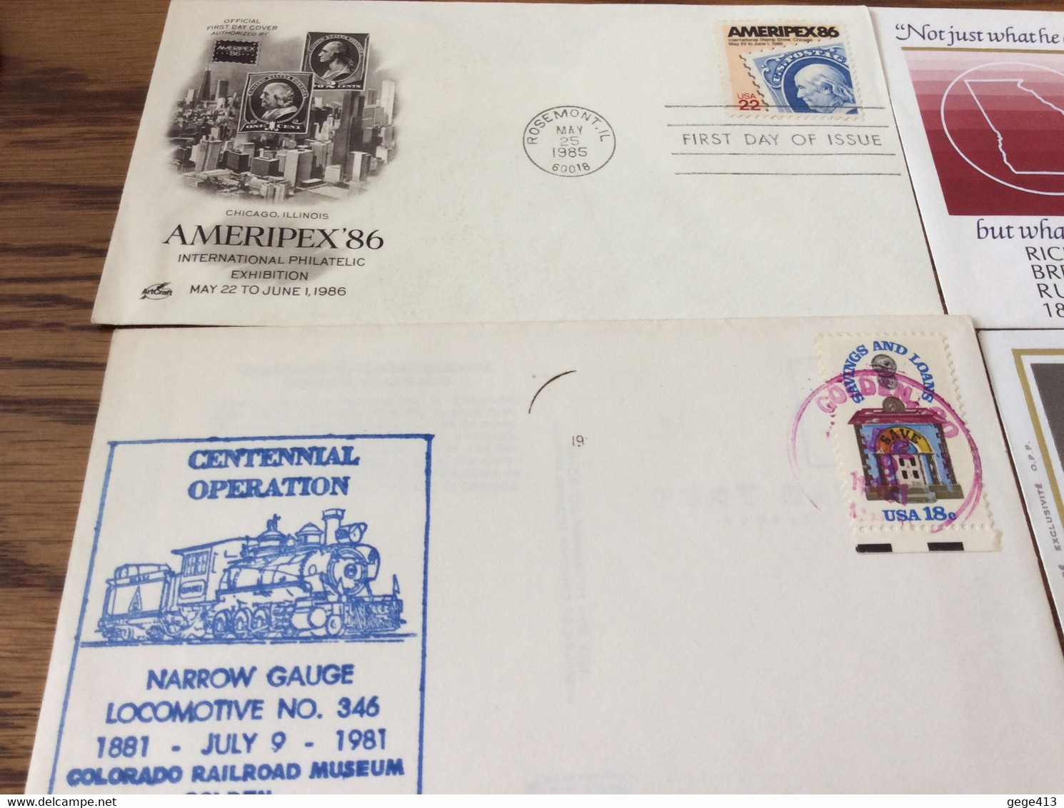8 Enveloppes « premiers Jours » Américains Annees 1962,1980,1981,1983,1984 Et 1985 - 1981-1990