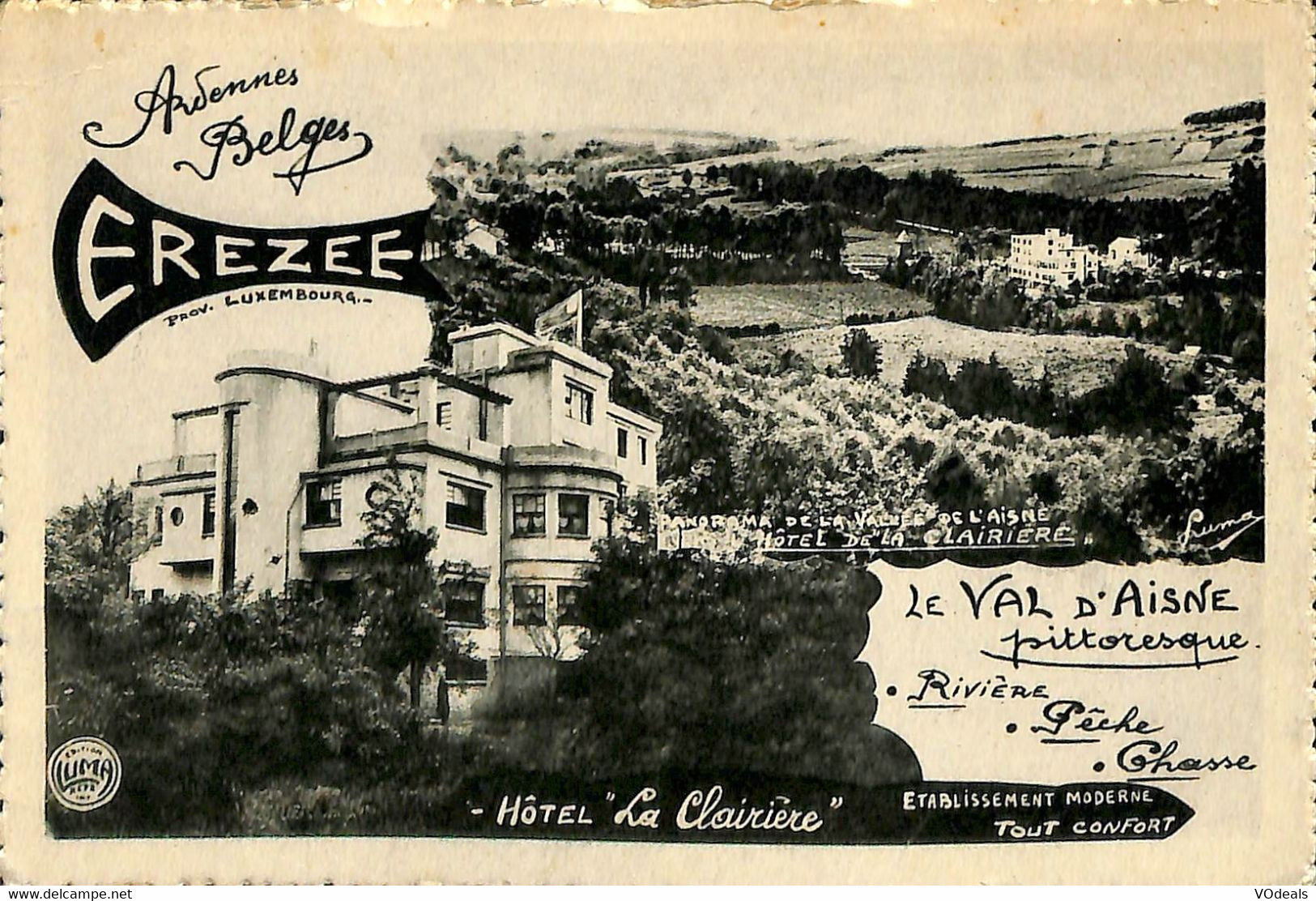 033 968 - CPA - Belgique - Erezée - Hôtel La Clairière - Erezee