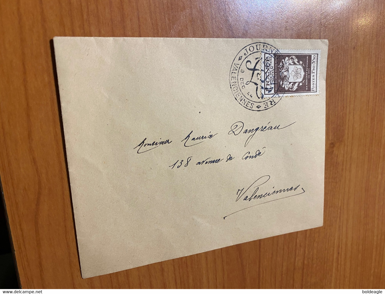 Lettre - Journée Du Timbre Valenciennes1944 - Other & Unclassified