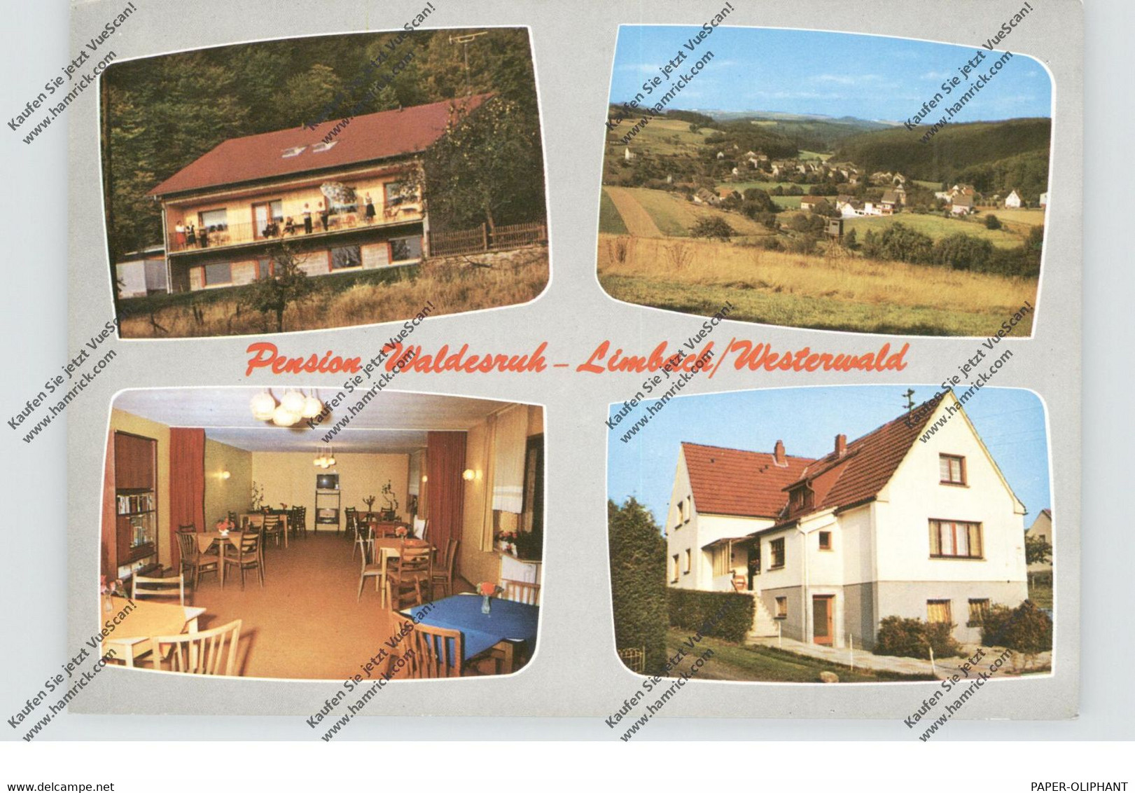 5238 HACHENBURG - LIMBACH, Pension Waldesruh - Hachenburg