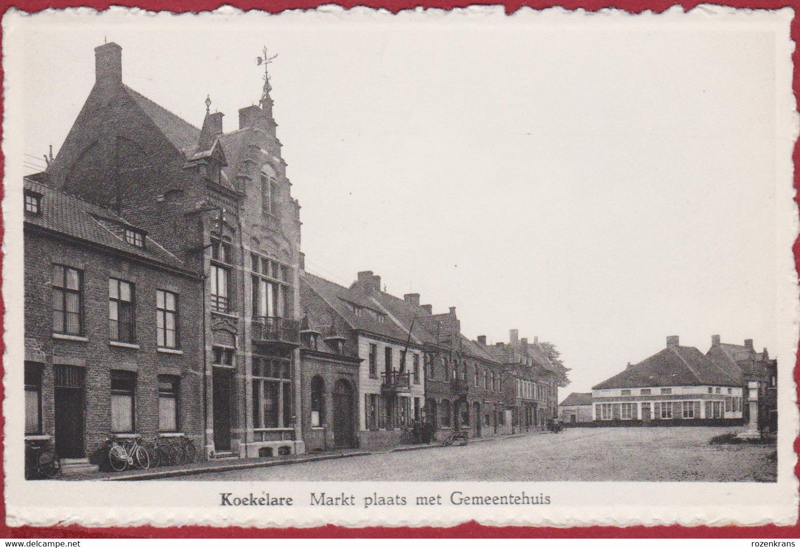 Koekelare Markt Plaats Met Gemeentehuis Marktplaats (In Zeer Goede Staat) - Koekelare