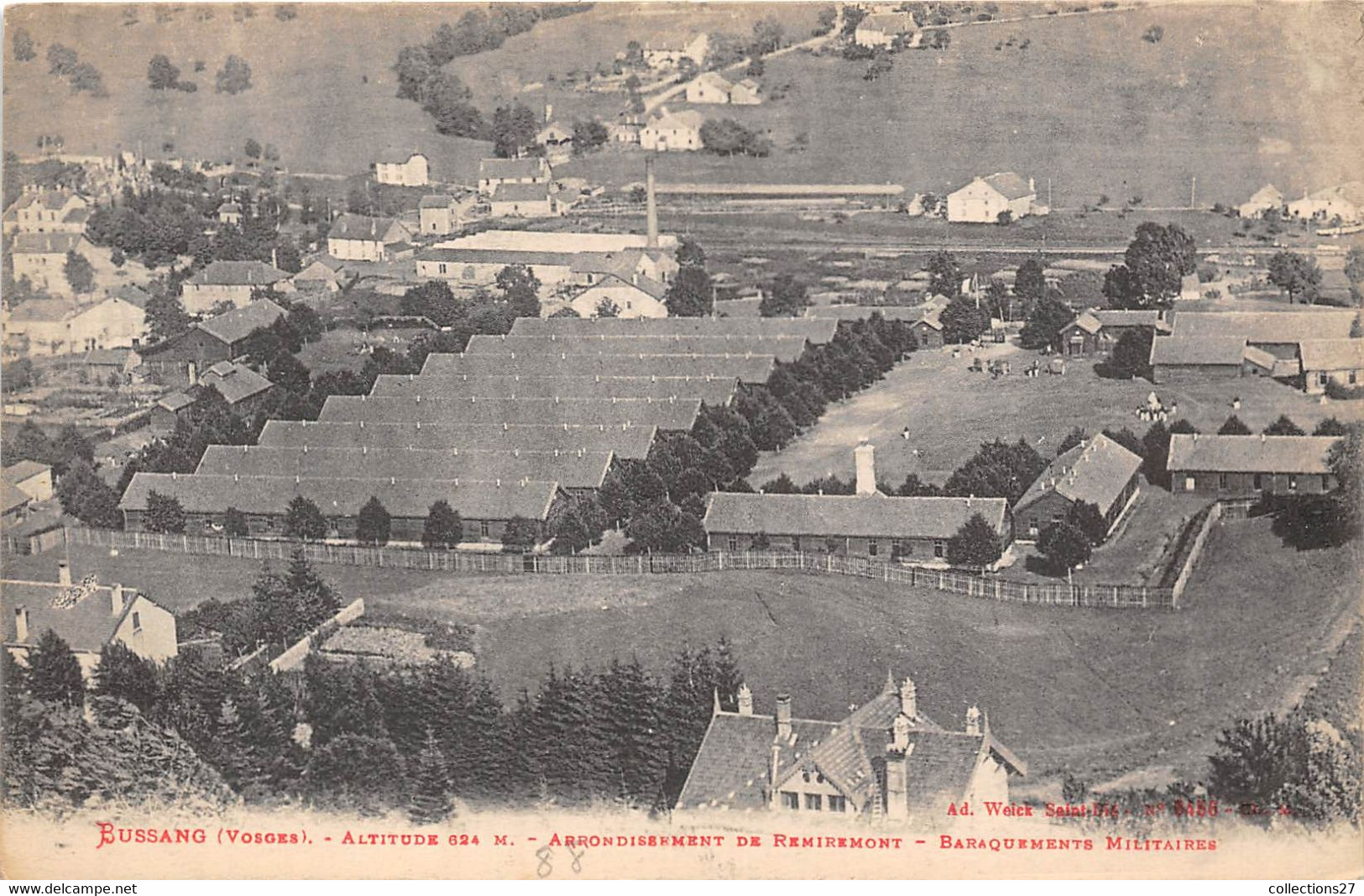 88-BUSSANG- ARRONDISSEMENT DE REMIREMONT- BARAQUEMENT MILITAIRE - Bussang