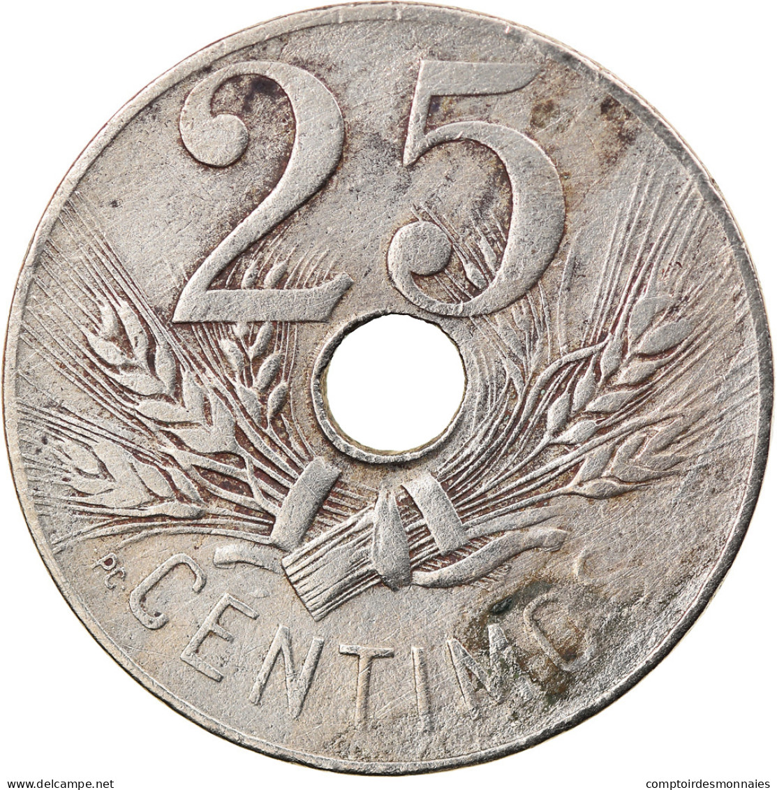 Monnaie, Espagne, Alfonso XIII, 25 Centimos, 1927, TB+, Copper-nickel, KM:742 - 25 Céntimos