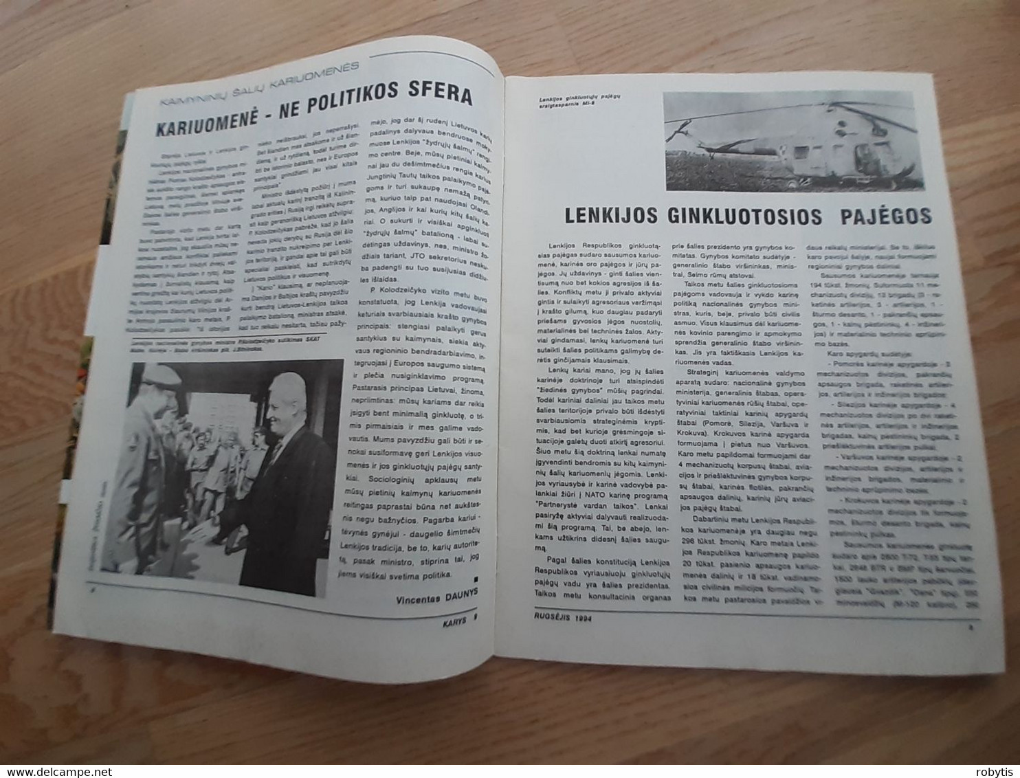 Lithuania Litauen  Magazine Warior 1994 - Other & Unclassified