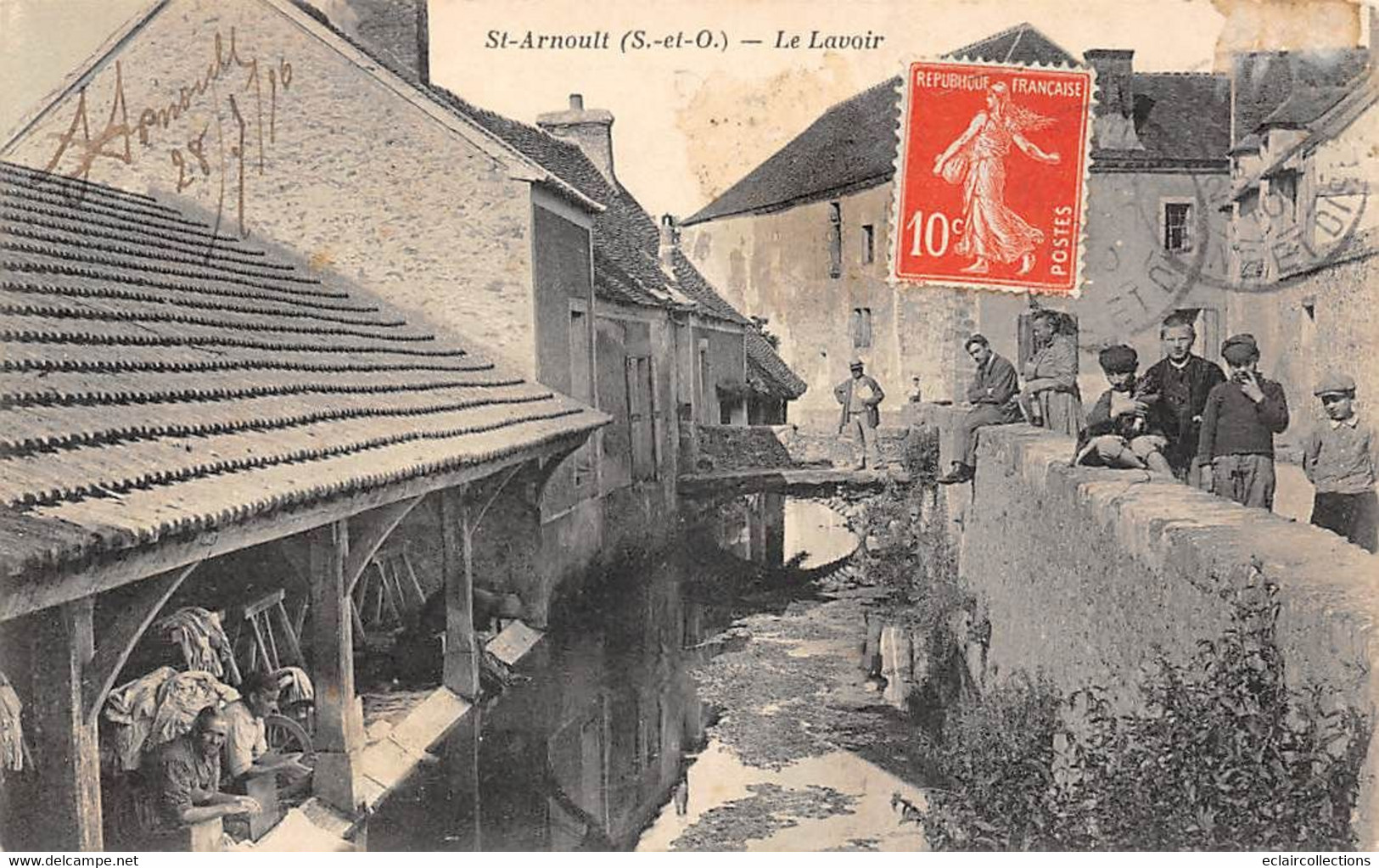 St Arnoult En Yvelines         78           Le Lavoir       (voir Scan) - St. Arnoult En Yvelines
