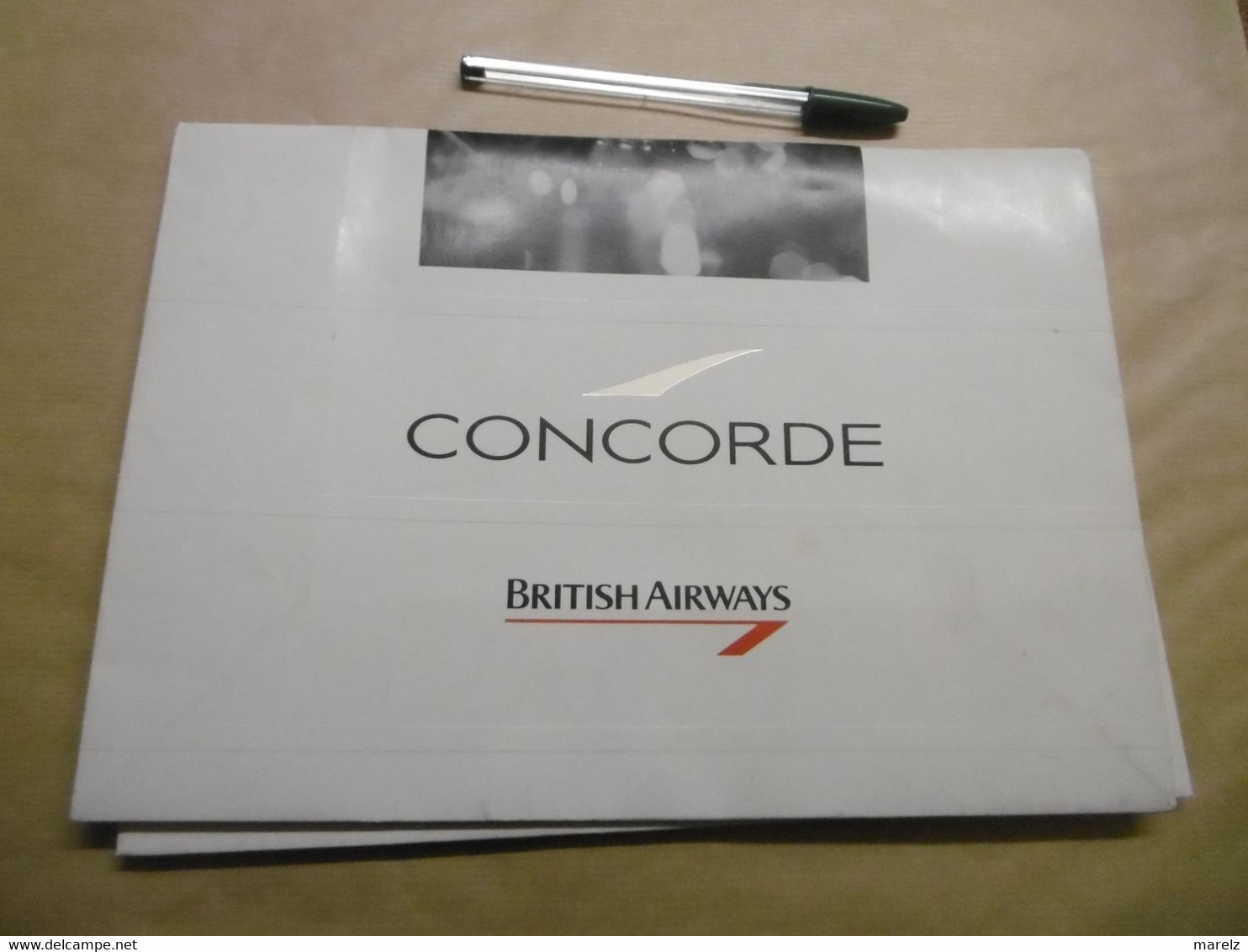 CONCORDE BRITISH AIRWAYS - Pochette Sac Papier Publicitaire KEENPACK - Publicité Cie Aérienne British Airways CONCORDE - Werbung