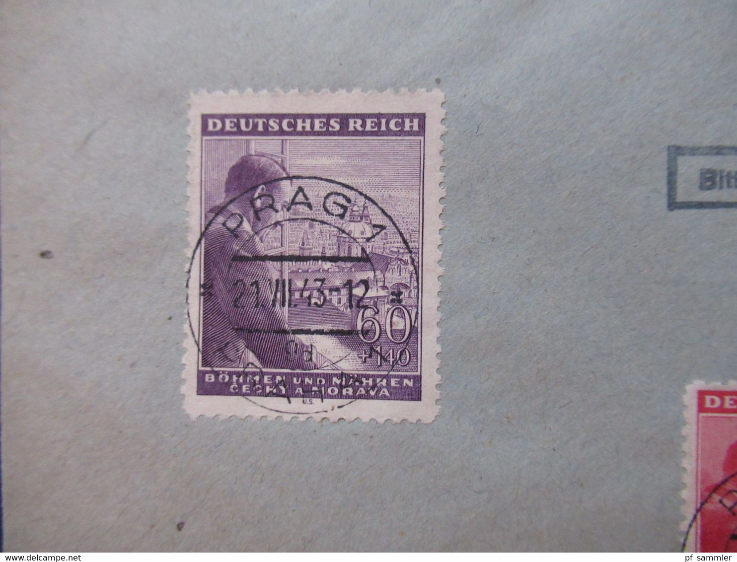 Böhmen Und Mähren 1943 Hitler Geburtstag Nr. 126 / 127 Sauber Gestempelt Prag 1 21.7.1943 Sammlerbeleg - Storia Postale