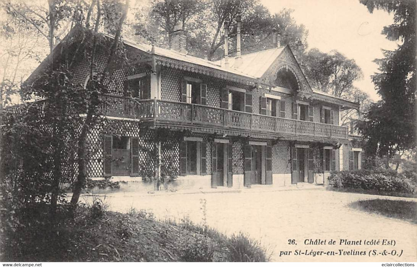 Saint Léger En Yvelines          78        Château De Planet      Côté Est       (voir Scan) - St. Leger En Yvelines