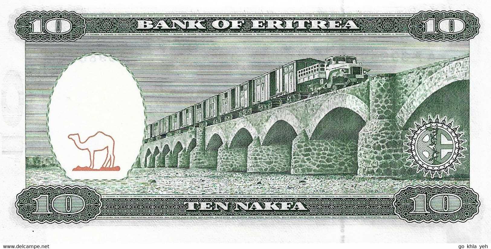 ERYTHREE 1997 10 Nakfa - P.03a  Neuf UNC - Erythrée