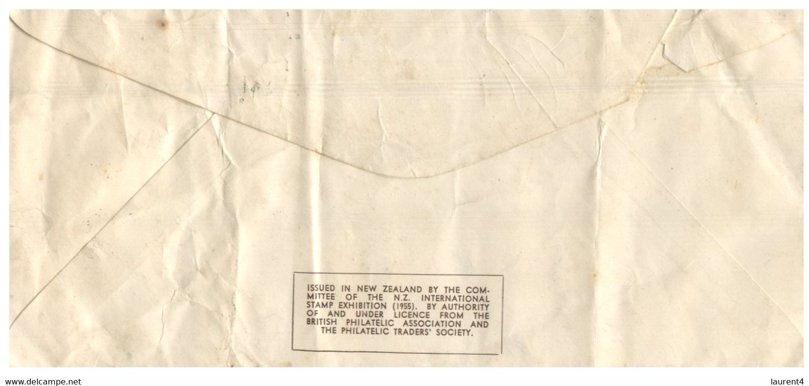(HH 22) New Zealand To Hamilton - FDC Cover - Queen Elizabeth II Coronation Set Of Stamps - Briefe U. Dokumente