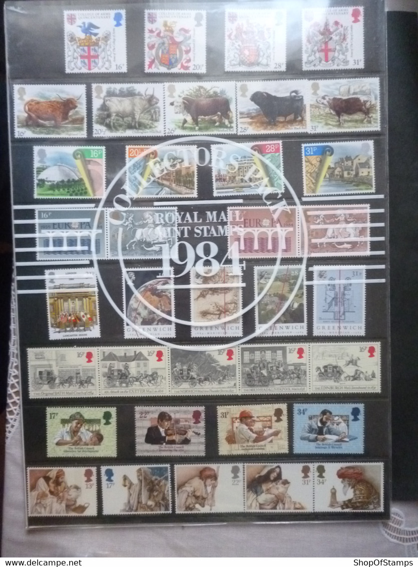 GREAT BRITAIN 1983 YEAR PACK From GPO - Hojas & Múltiples