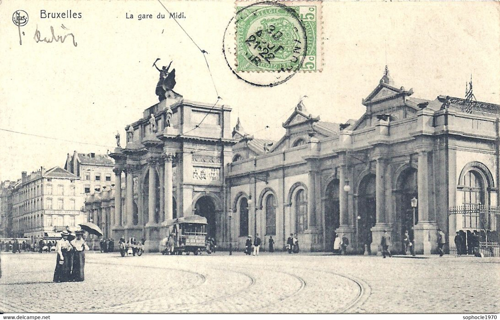 02 - 2021 - BELGIQUE - BRUXELLES - GARES - Gare Du Midi - Transport Urbain En Surface