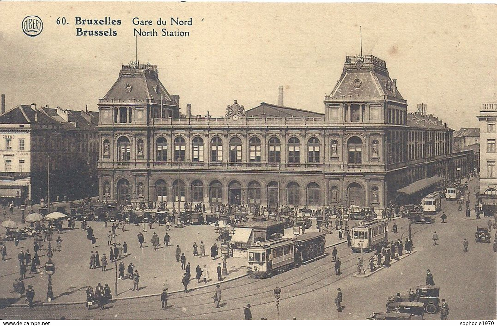 02 - 2021 - BELGIQUE - BRUXELLES - GARES - Gare Du Nord - Double Légende - Public Transport (surface)