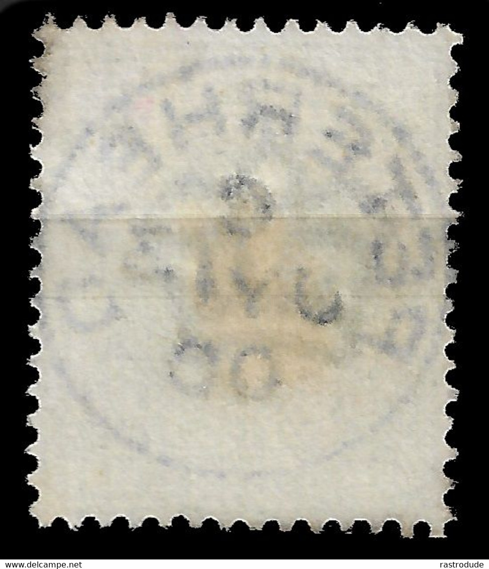 1887 - GB VICTORIA JUBILEE - 1 Sh SG211 - Used PETERHEAD 13 JULY 1900 - MAGNIFICENT STRIKE OF POSTMARK! - Usati