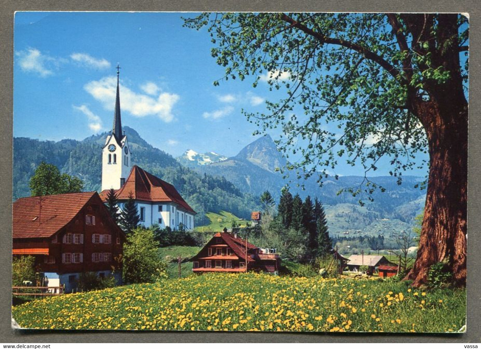 SUISSE - Giswil Pfarrkirche Mit Giswilerstock - Giswil