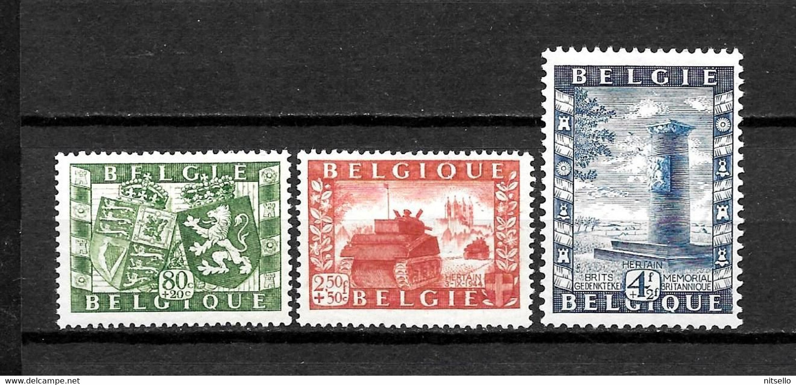 LOTE 2179 /// BELGICA 1950 // YVERT Nº: 823/825**MNH  CATALOG/COTE: 13€   ¡¡¡ OFERTA - LIQUIDATION - JE LIQUIDE !!! - 1948 Exportation