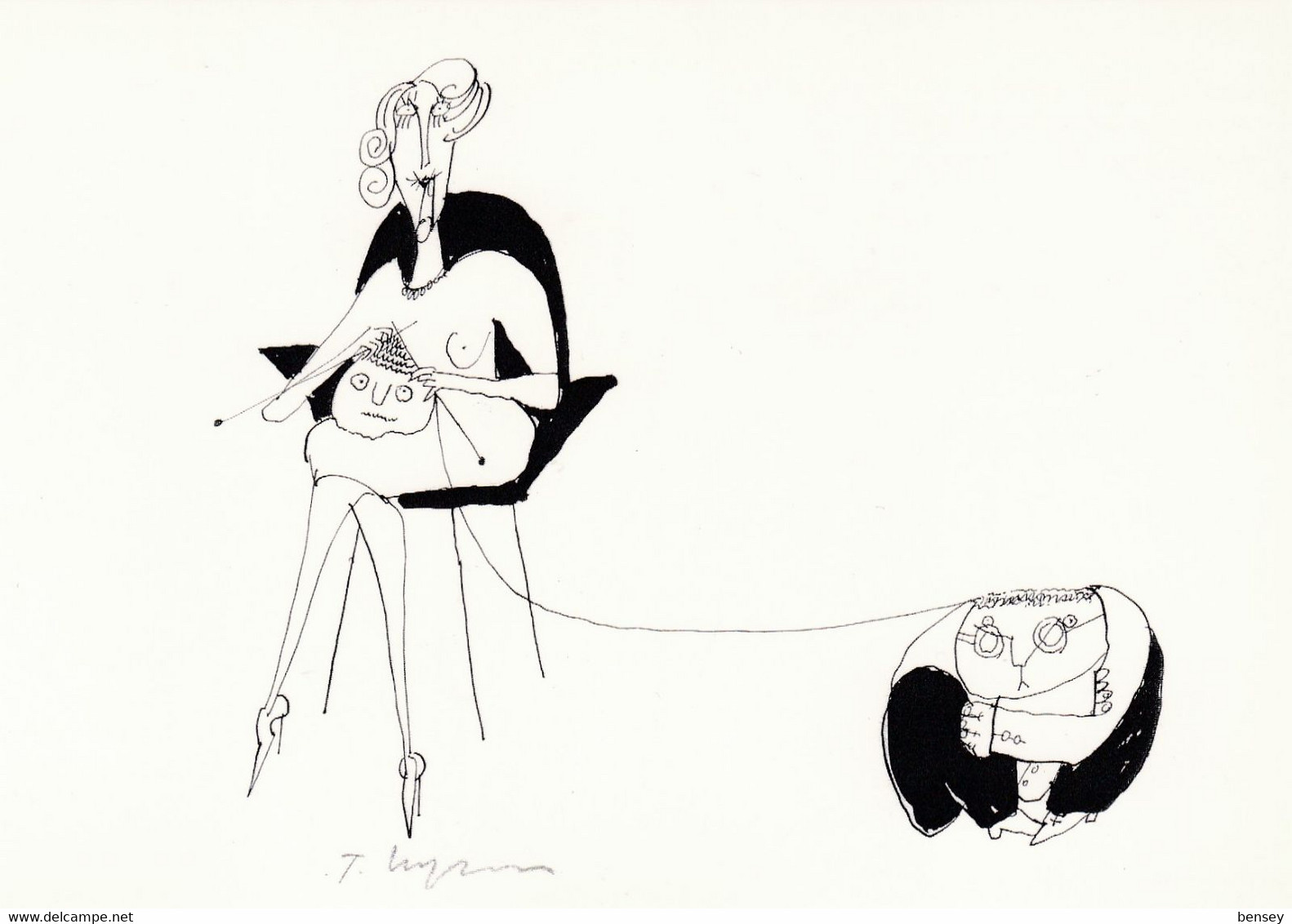 Tomi Ungerer , La Tricoteuse - Ungerer