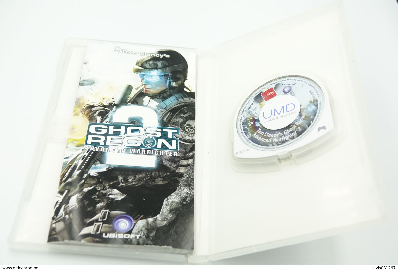 SONY PLAYSTATION PORTABLE PSP : TOM CLANCY 'S GHOSTY RECON 2 ADVANCED WARFIGHTER - UBISOFT - PS3