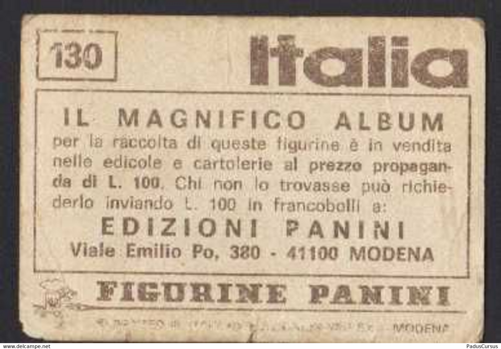 Stikers Figurine Panini Italia N°130 Saline Salt Evaporation Pond Marais Salant FAS00233 - Other & Unclassified