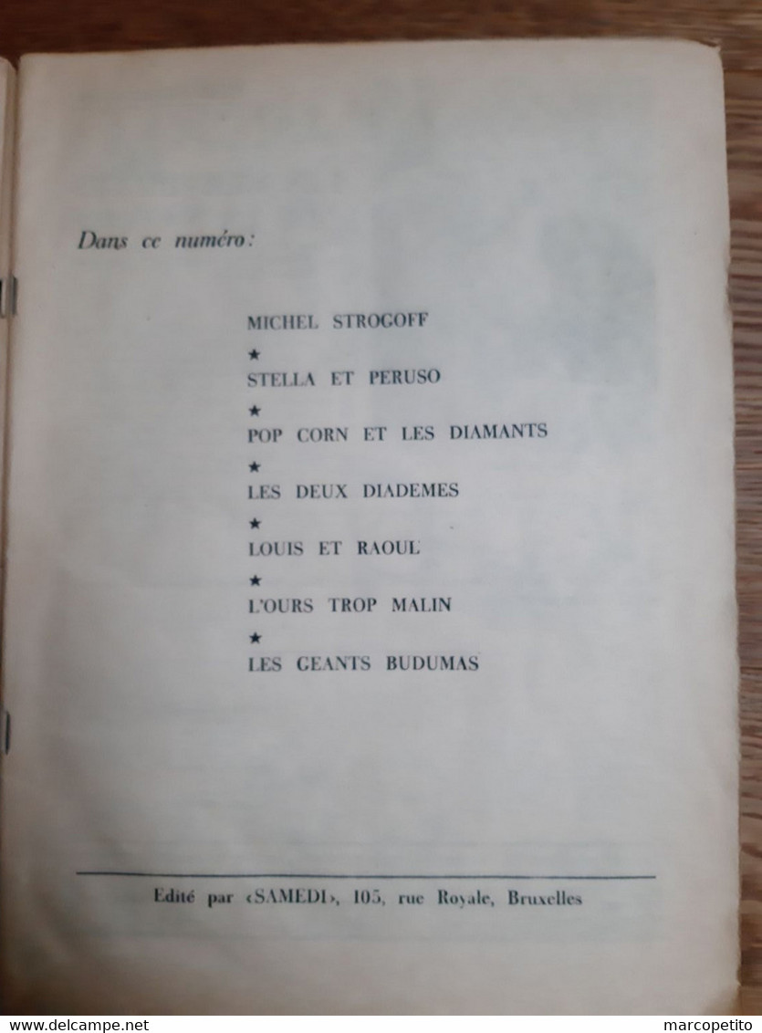 Samedi Jeunesse N° 41 De Mars 1961 (Michel Strogoff D'après Jules Verne) - Samedi Jeunesse